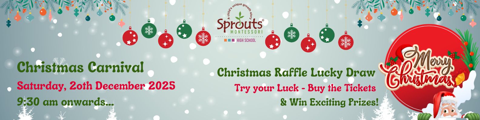 Christmas Banner website sprouts