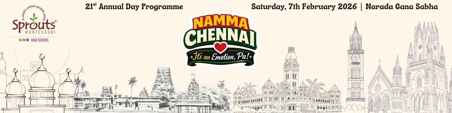 Namma Chennai - Website Banner
